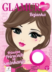 princeza priručnik za šminkanje glamur stil bojanka laguna knjige