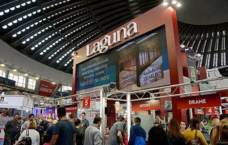 nedelja na štandu lagune sajam knjiga 2017  laguna knjige