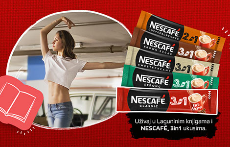 uživanje u čitanju uz nescafé laguna knjige