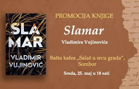 promocija trilera slamar vladimira vujinovića u somboru laguna knjige