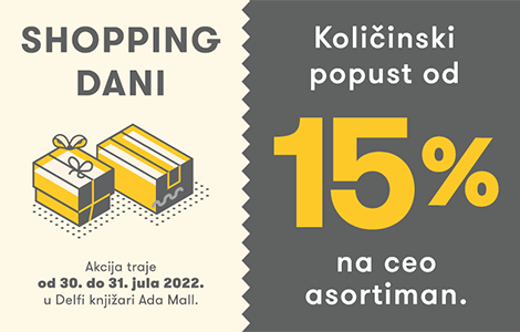 za vikend 15 popusta u delfi gift shop u ada mall u laguna knjige