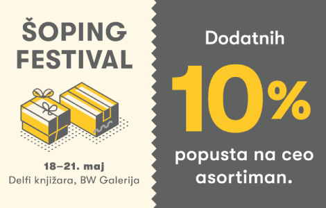 šoping festival u delfi knjižari u tc galerija laguna knjige