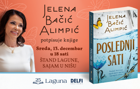 jelena bačić alimpić na sajmu knjiga u nišu 13 decembra laguna knjige