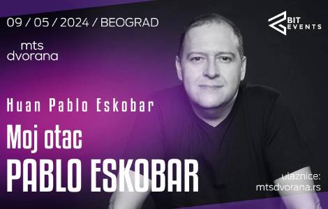  moj otac pablo eskobar uživo u beogradu inspirativno predavanje huana pabla eskobara laguna knjige