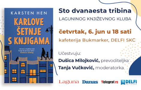 da li knjige povezuju ljude karlove šetnje s knjigama u okviru laguninog književnog kluba 6 juna laguna knjige