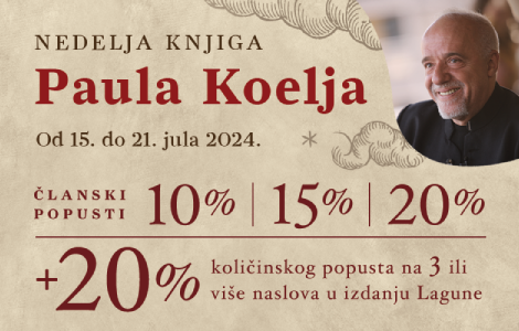 nedelja knjiga paula koelja od 15 do 21 jula 2024  laguna knjige