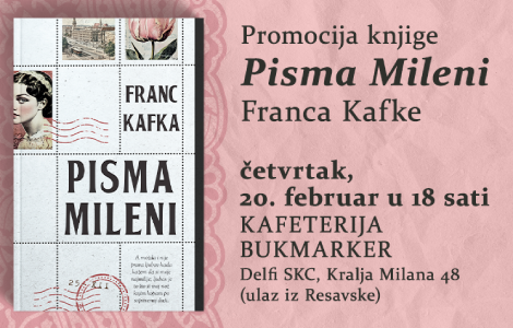 promocija knjige pisma mileni 20 februara laguna knjige