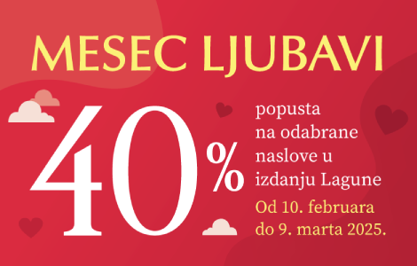 pokažite ljubav kroz knjigu akcija mesec ljubavi od 10 februara do 9 marta 2025  laguna knjige