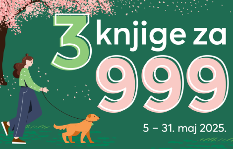počinje omiljena akcija ljubitelja knjiga 3 za 999 od 5 do 31 maja 2025  laguna knjige