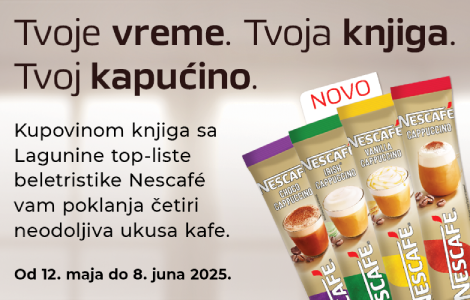  tvoje vreme tvoja knjiga tvoj kapućino uz knjigu sa lagunine top liste beletristike poklon neodoljivi ukusi nescafé laguna knjige