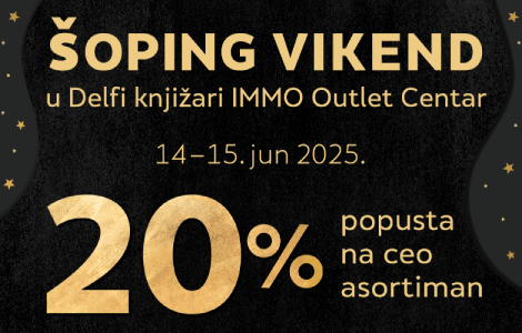 šoping vikend u delfi knjižari immo outlet centar 20 popusta na ceo asortiman laguna knjige