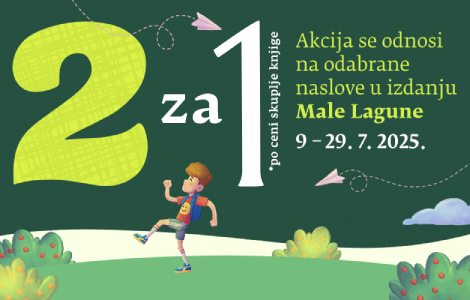 akcija 2 za 1 male lagune pronađi omiljenu knjigu i drugu dobijaš za dinar  laguna knjige