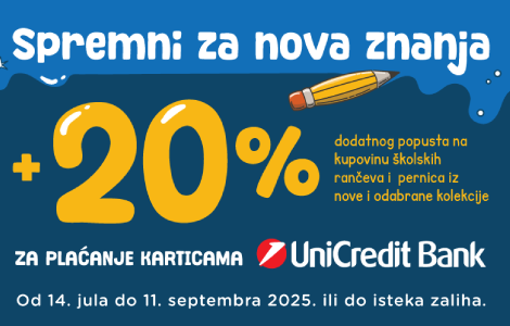 sjajna akcija može biti još bolja uz unicredit bank  laguna knjige