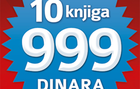 neverovatna akcija 10 knjiga za 999 dinara  laguna knjige